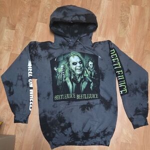 Beetlejuice Upcycled Hoodie